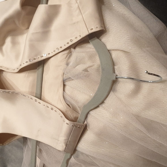 Chantilly Place Big Girls 14 Beaded-Waist Wire-Hem Long Dress wedding  dress - Picture 11 of 16